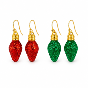 Christmas Glitter Light Bulbs