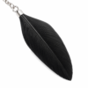 Black Feather Drop Dangle Earrings Boho Festival Statement Gothic Tassel Gift