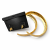 Textured Gold Hoop Earrings