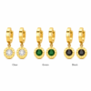 jewellery-set-2 Gold Roman Numeral Rhinestone Jewellery Set Necklace Bracelet Earrings