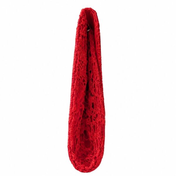 large-red-bag-5 Ladies Red Lace Envelope Clutch Bag Evening Wedding Party Formal Event Prom