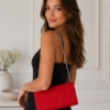 small-red-bag-2 Red Lace Evening Clutch Bag Womens Wedding Prom Party Bridal Shoulder Handbag