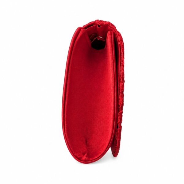 small-red-bag-6 Red Lace Evening Clutch Bag Womens Wedding Prom Party Bridal Shoulder Handbag